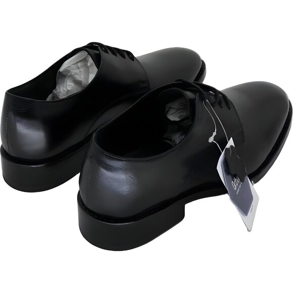 Anthony Veer Truman Men's Derby Lace-Up Leather Dress Shoes Black Size 7 - Picture 3 of 6